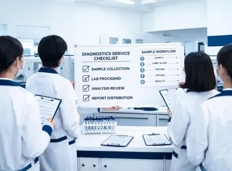 Community hospital laboratory team