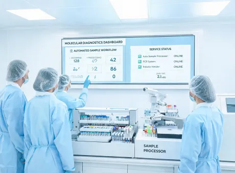 Molecular lab workflow review