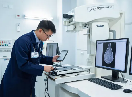 Imaging detector service support