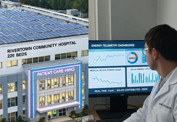 Community hospital energy upgrade